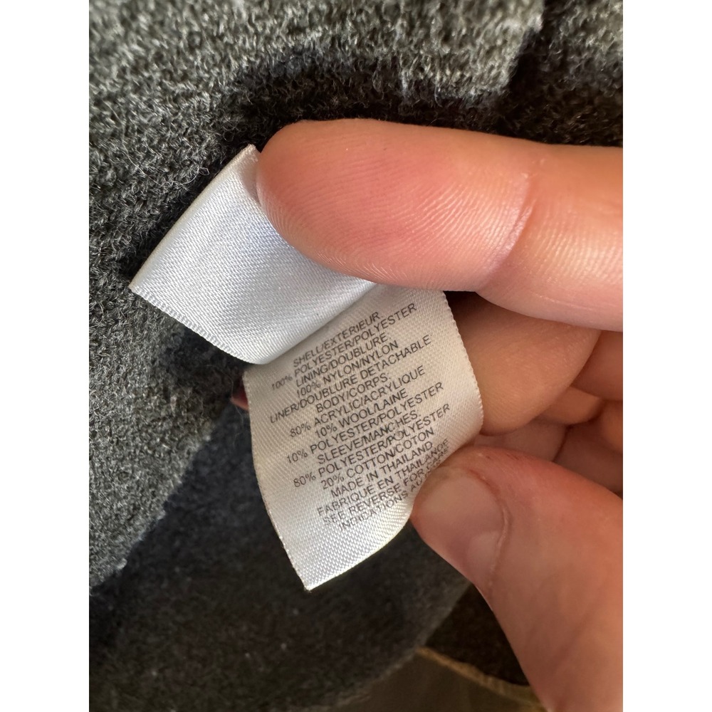 Talbots Field Jacket Women P Tan Faux Suede Detachable Wool Liner Coat - Picture 5 of 7